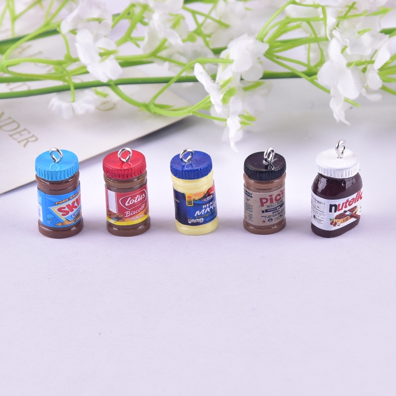 Body Jewelry Websites - 10pcs Fashion 3D Jam Peanut Butter