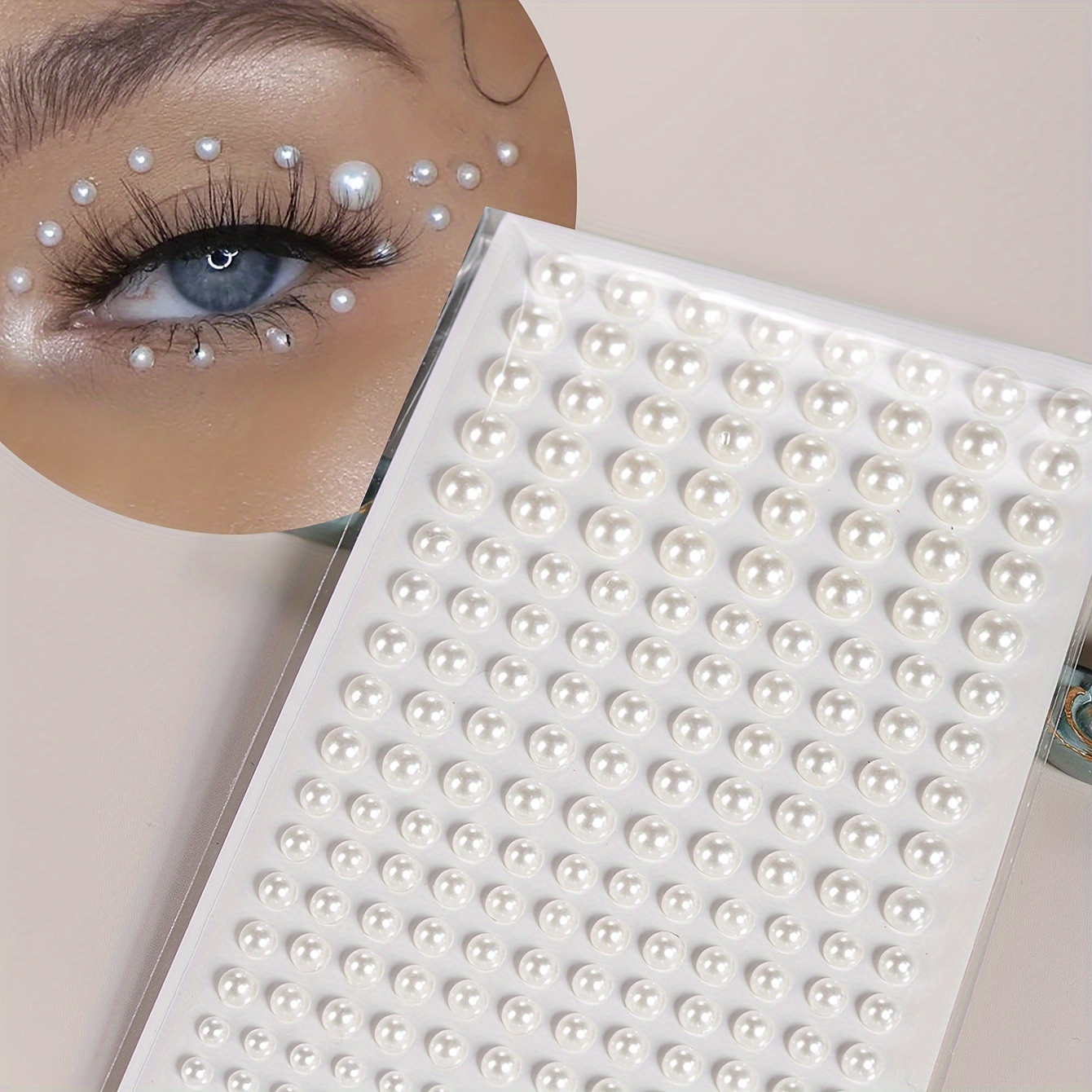Body Jewelry Stickers - Fake Pearl Women Three-Dimensional Facial Decoration