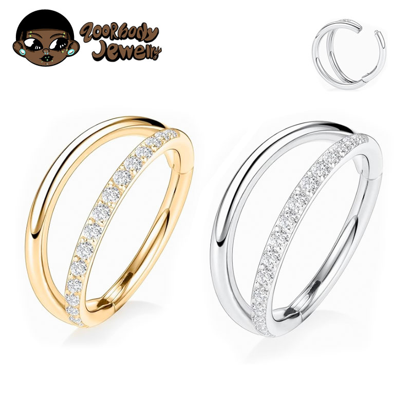 Zoor Body Jewelry - ASTM F136 Titanium 16G Moon Nose
