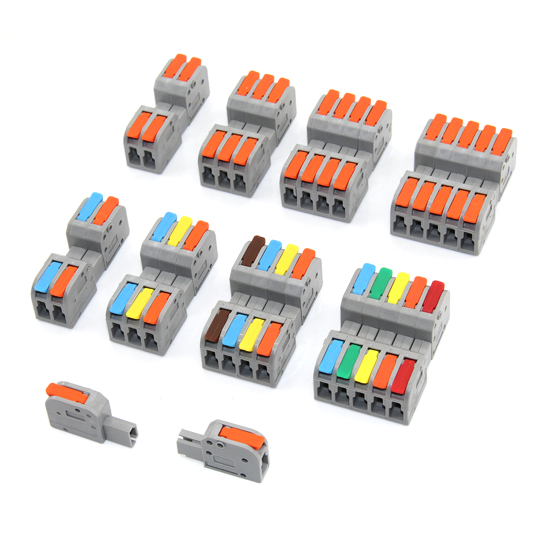 Threadless Push Pin - 1/5/10pc Quick Wiring Connector Multiple in