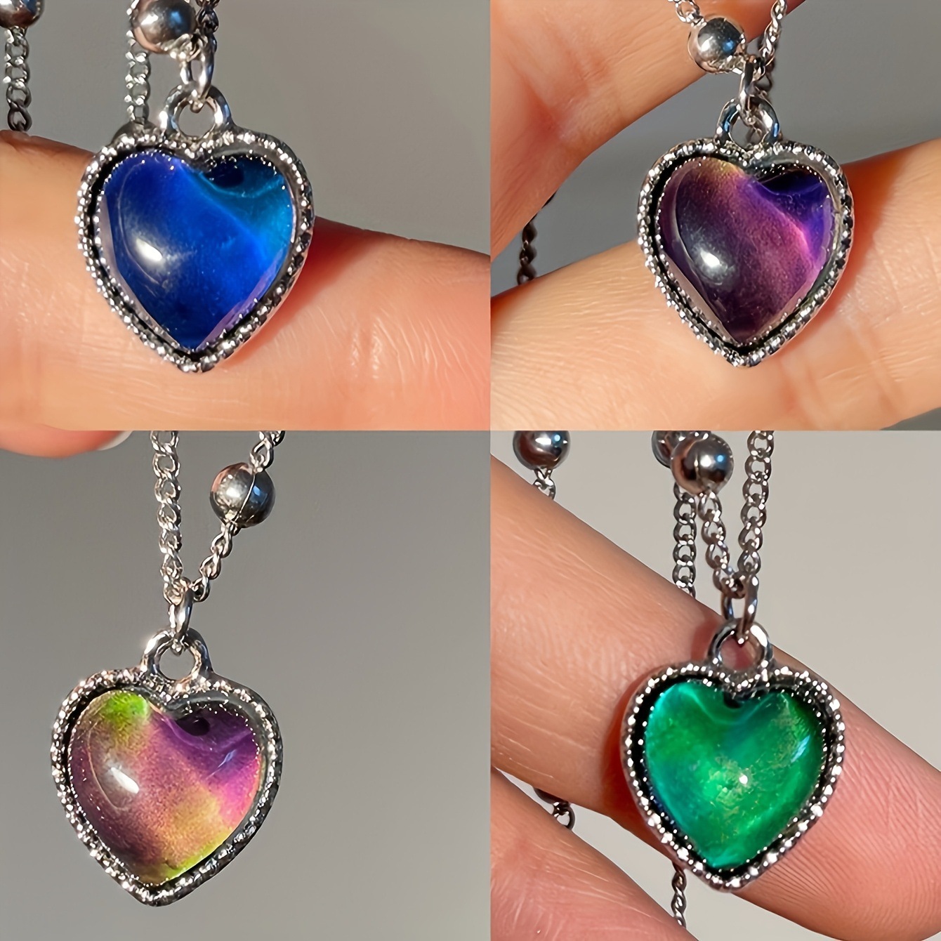 Thermochromic Mood Monitor Hea - Body Jewelry Websites 评论和价格