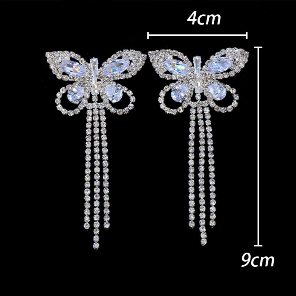 Sexy Rhinestone Butterfly Tass - Body Jewelry Stickers 评论和价格