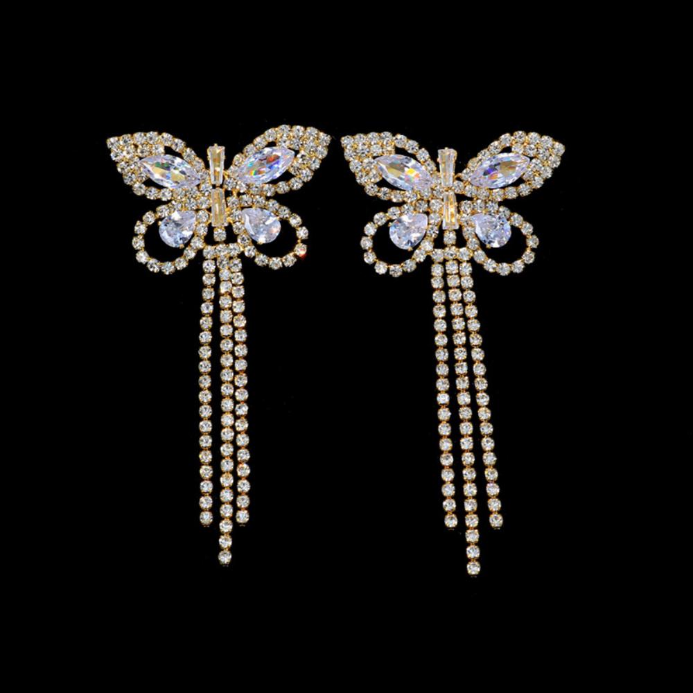 Sexy Rhinestone Butterfly Tass - Body Jewelry Stickers 评论和价格