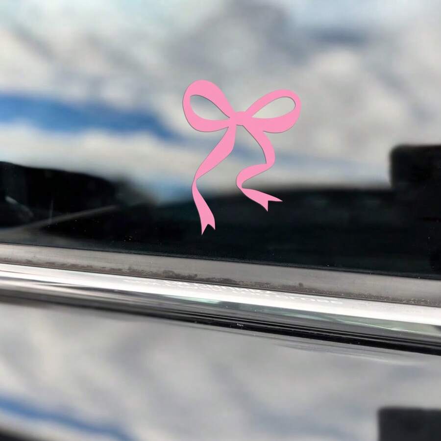 1 Pc Bow Car Decal, Vinyl Girl - Body Jewelry Stickers 评论和价格