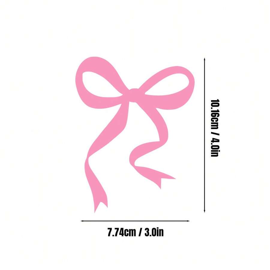 1 Pc Bow Car Decal, Vinyl Girl - Body Jewelry Stickers 评论和价格