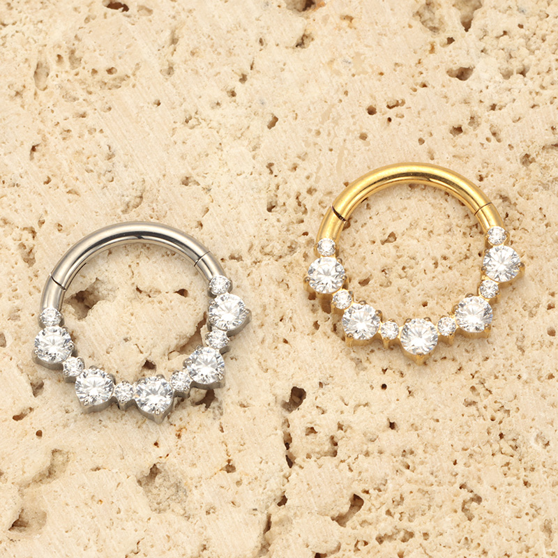 ASTM F136 TItanium Daith Click - Zoor Body Jewelry 评论和价格