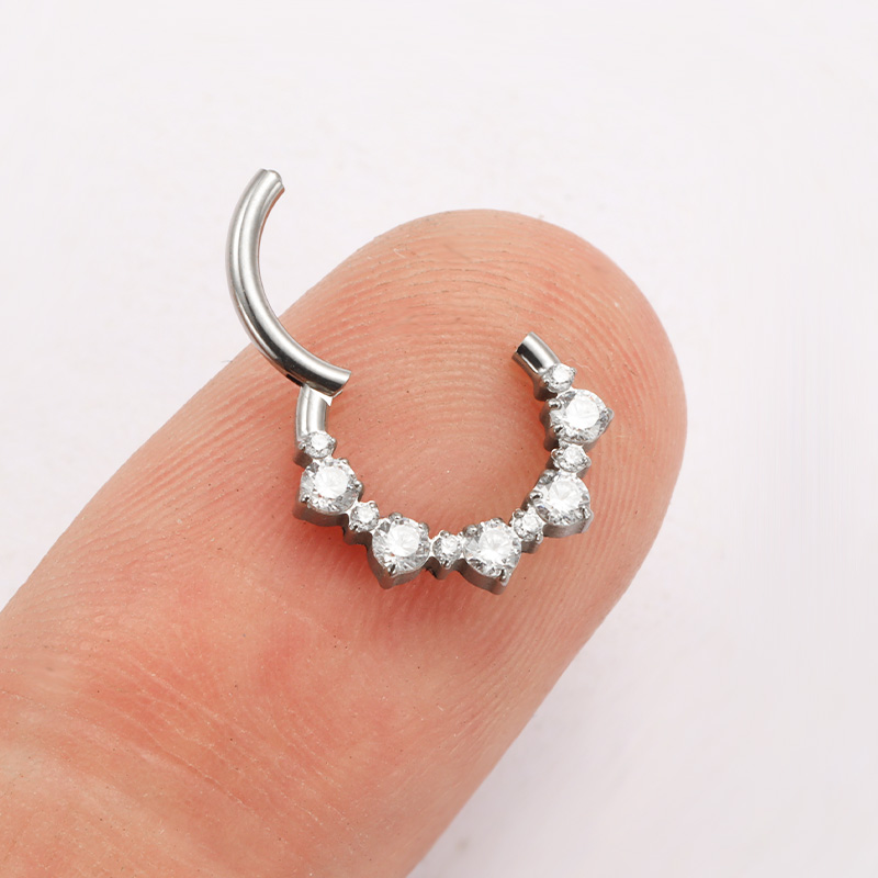 ASTM F136 TItanium Daith Click - Zoor Body Jewelry 评论和价格