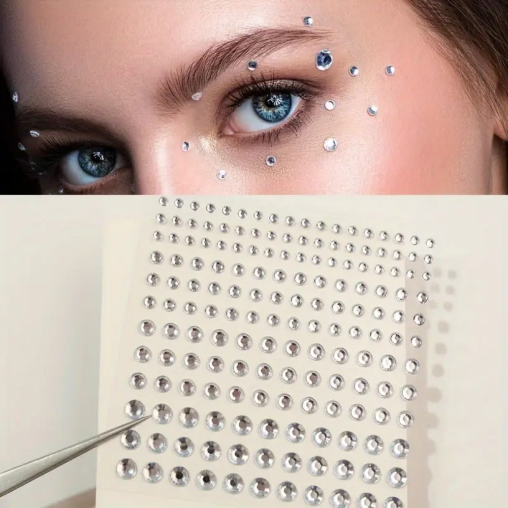 165pcs Self-Adhesive Rhineston - Body Jewelry Stickers 评论和价格