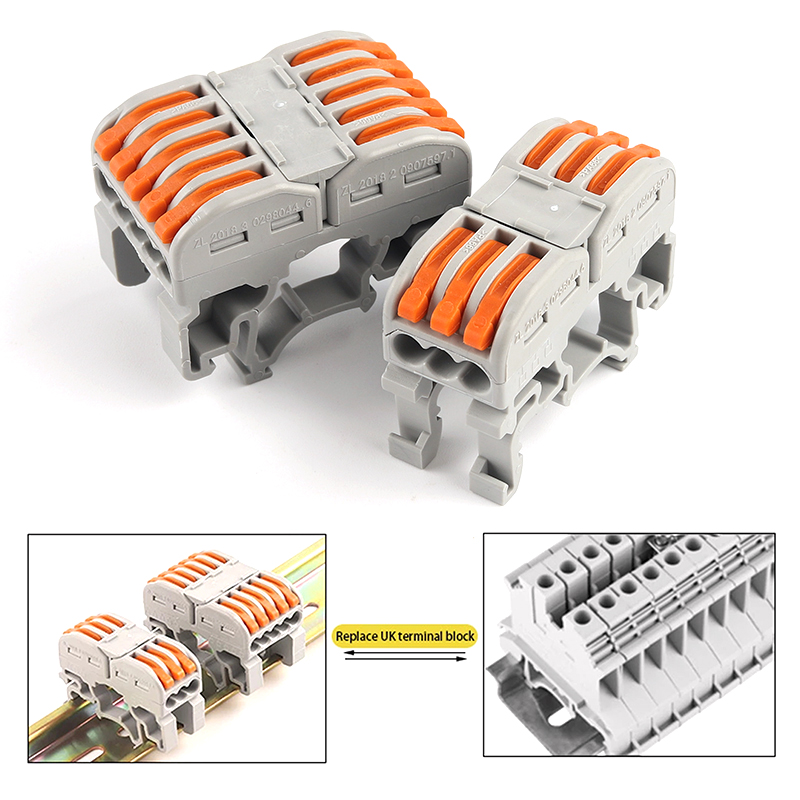 DIN Rail Fast Wire Cable Conne - Threadless Push Pin 评论和价格