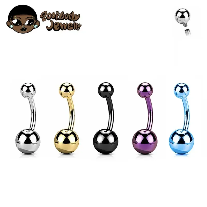 F136 Titanium Pierced Navel Ri - Zoor Body Jewelry 评论和价格