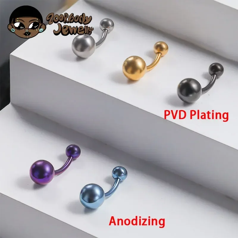 F136 Titanium Pierced Navel Ri - Zoor Body Jewelry 评论和价格