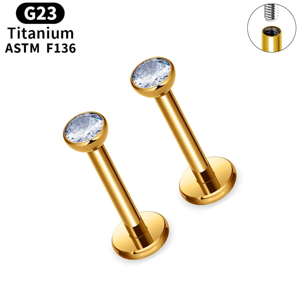 10/50pcs ASTM F136 Titanium La - Zoor Body Jewelry 评论和价格