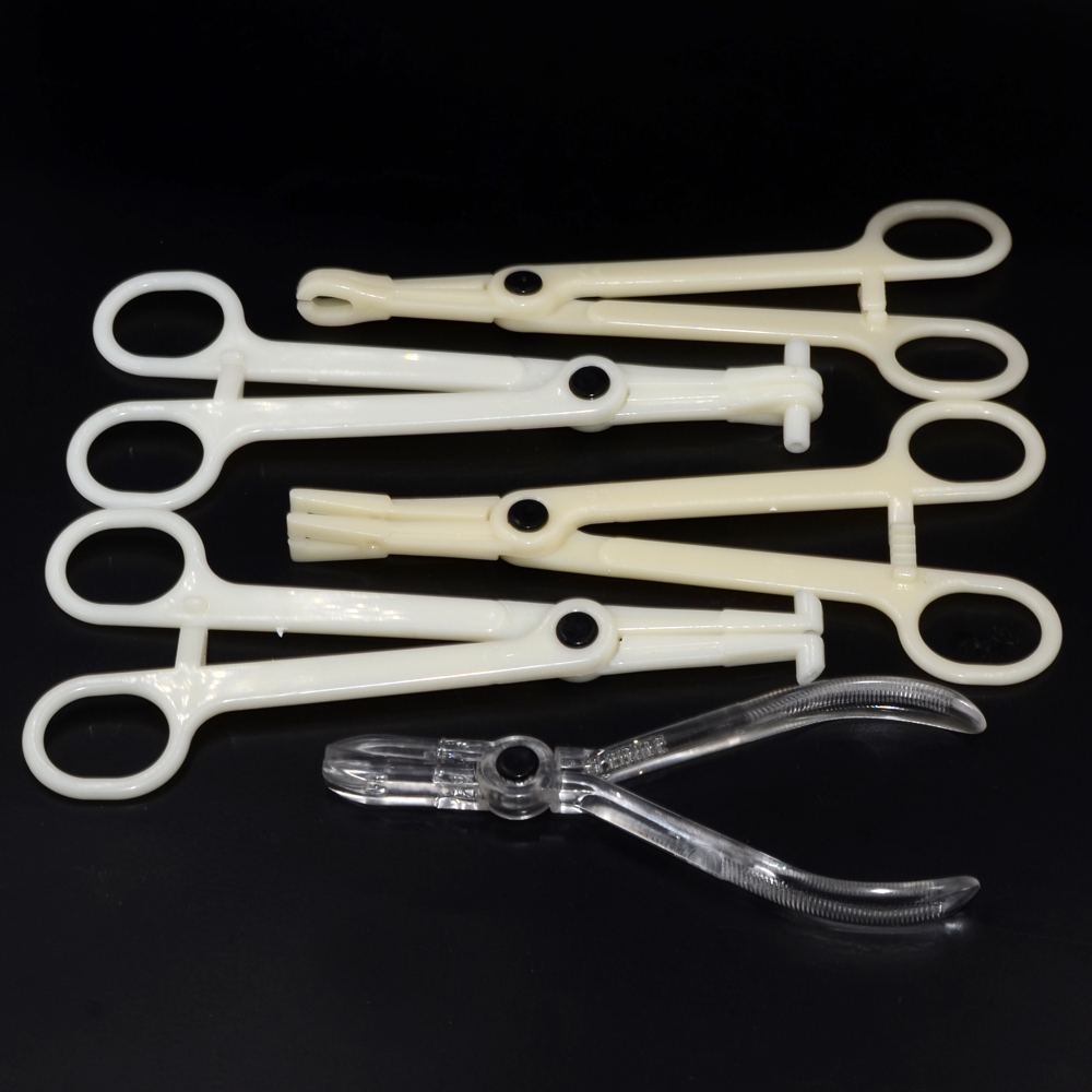 1PC Acrylic Piercing Clamp Ear - Body Jewelry Ring Opening Pliers 评论和价格