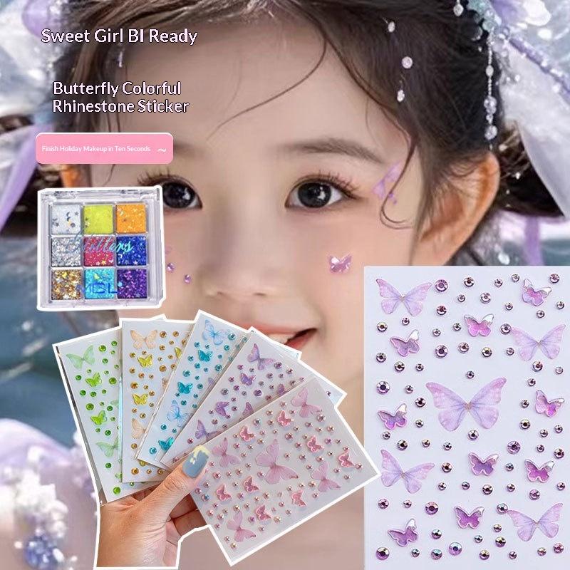 Face Painting Stickers For Kid - Body Jewelry Stickers 评论和价格
