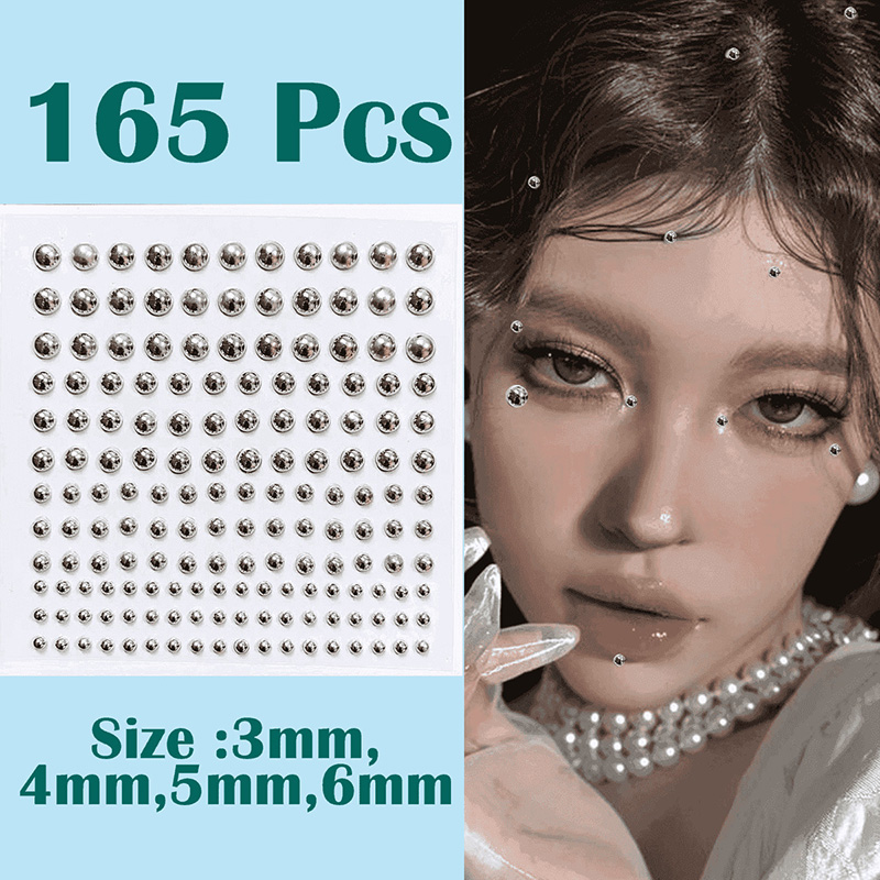 3D Face Eyes Party Makeup Tatt - Body Jewelry Stickers 评论和价格