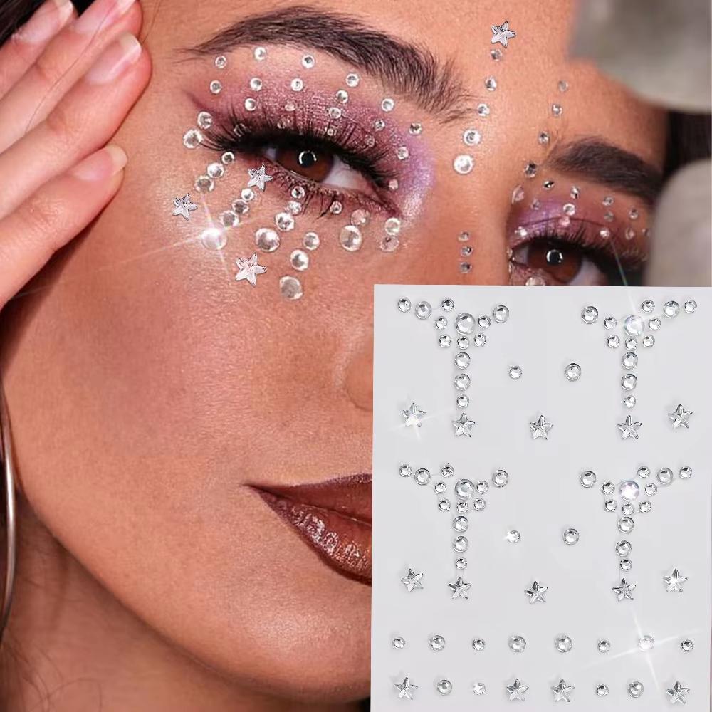 Fake Piercings Balls Stick on  - Body Jewelry Stickers 评论和价格