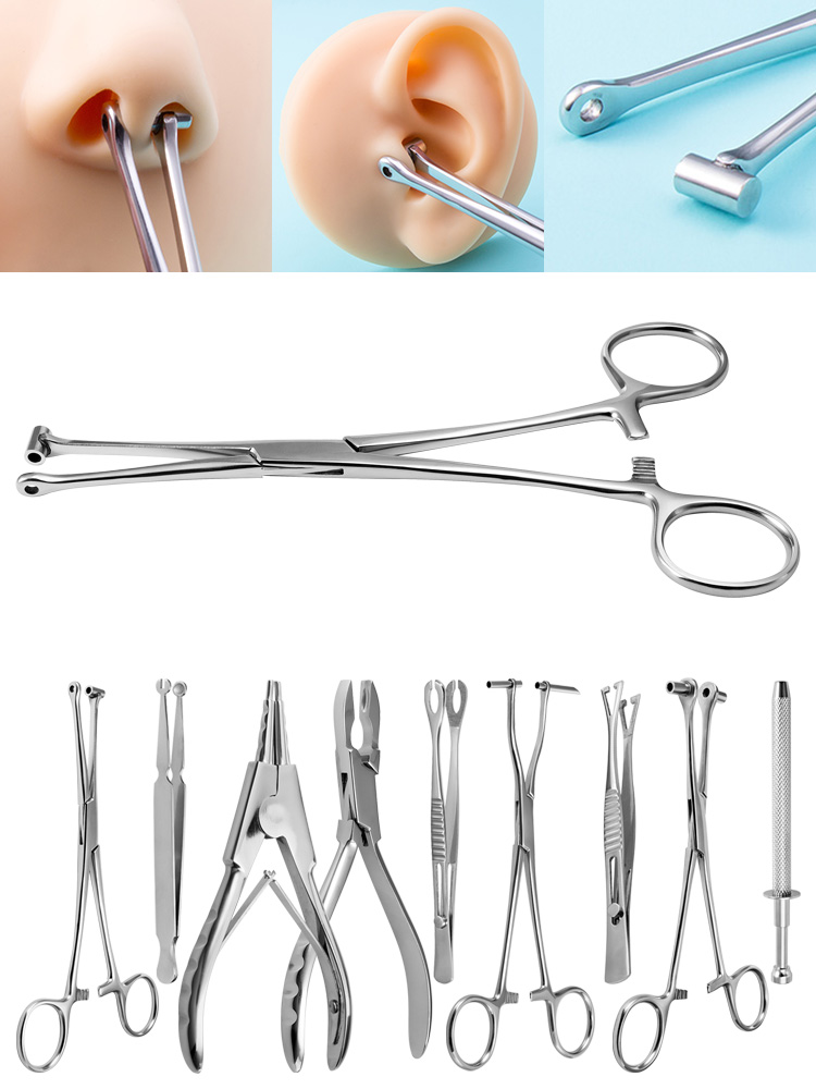 Surgical Steel Body Piercing T - Body Jewelry Ring Opening Pliers 评论和价格
