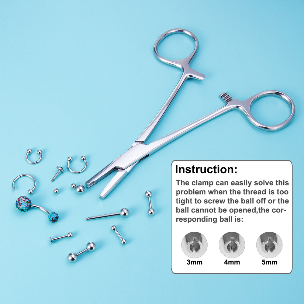 Surgical Steel Body Piercing T - Body Jewelry Ring Opening Pliers 评论和价格