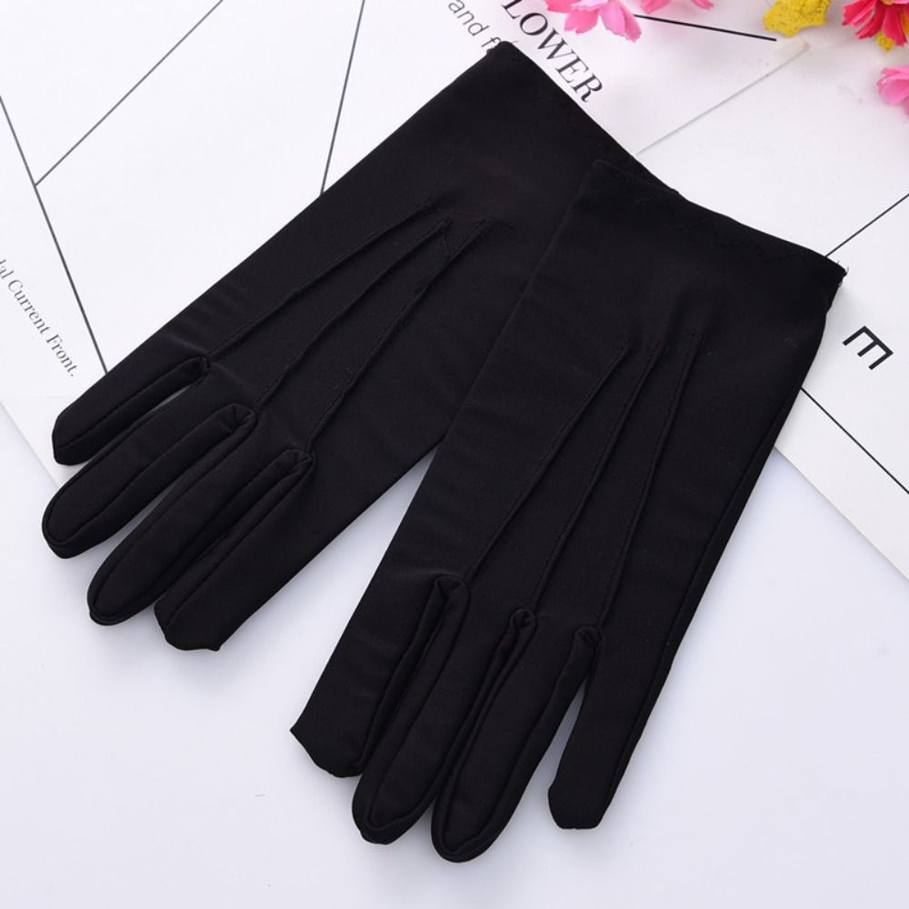 Soft White Cotton Gloves Thin  - Body Jewelry Websites 评论和价格