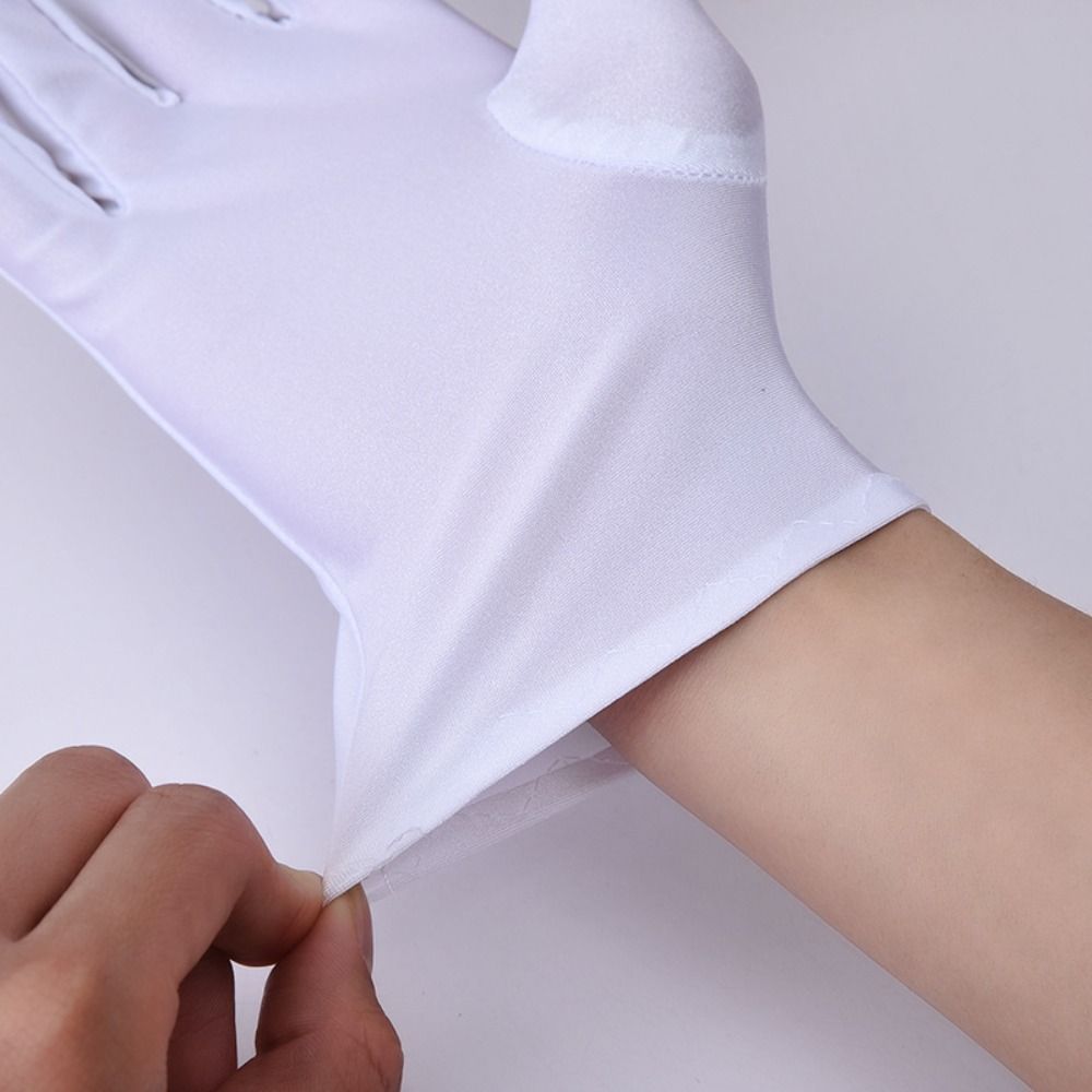 Soft White Cotton Gloves Thin  - Body Jewelry Websites 评论和价格