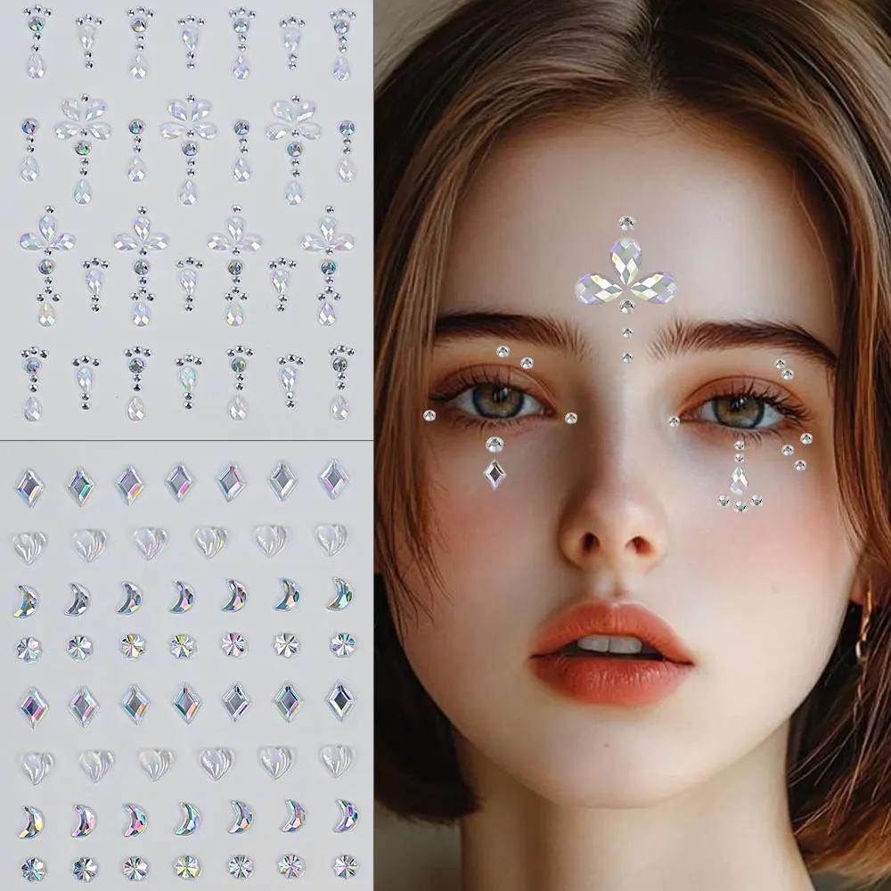 1 Sheet Colorful Bow/Star/Hear - Body Jewelry Stickers 评论和价格