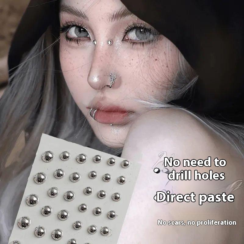 321pcs Non Piercing Lip Studs  - Body Jewelry Stickers 评论和价格