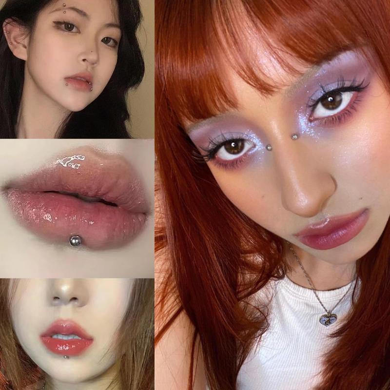 321pcs Non Piercing Lip Studs  - Body Jewelry Stickers 评论和价格