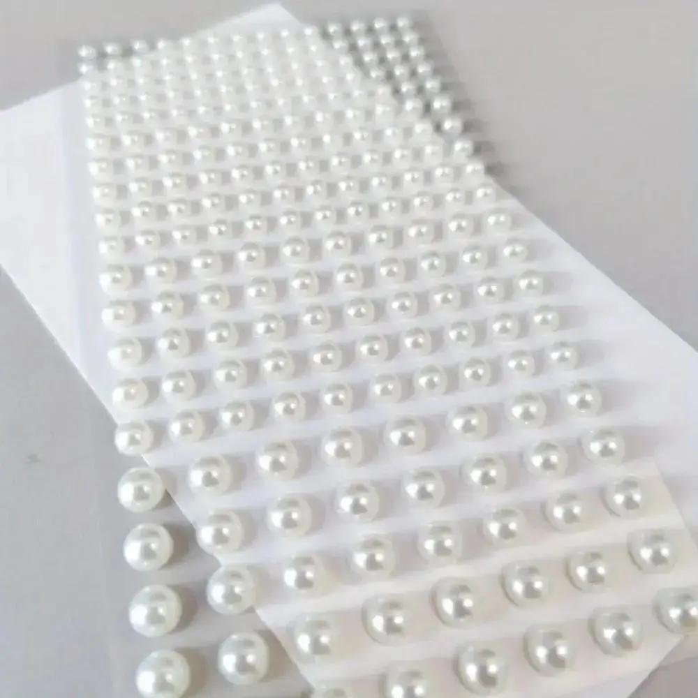 White ABS plastic pearl sticke - Body Jewelry Stickers 评论和价格