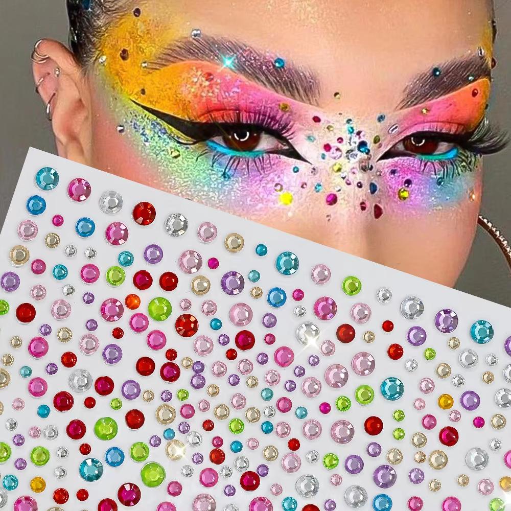 1sheet White Pearl Rhinestones - Body Jewelry Stickers 评论和价格