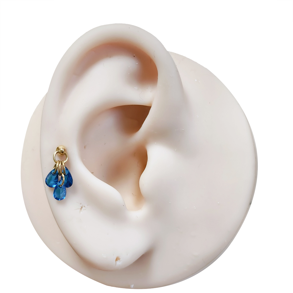 ASTM F136 G23 Titanium Teardro - Zoor Body Jewelry 评论和价格