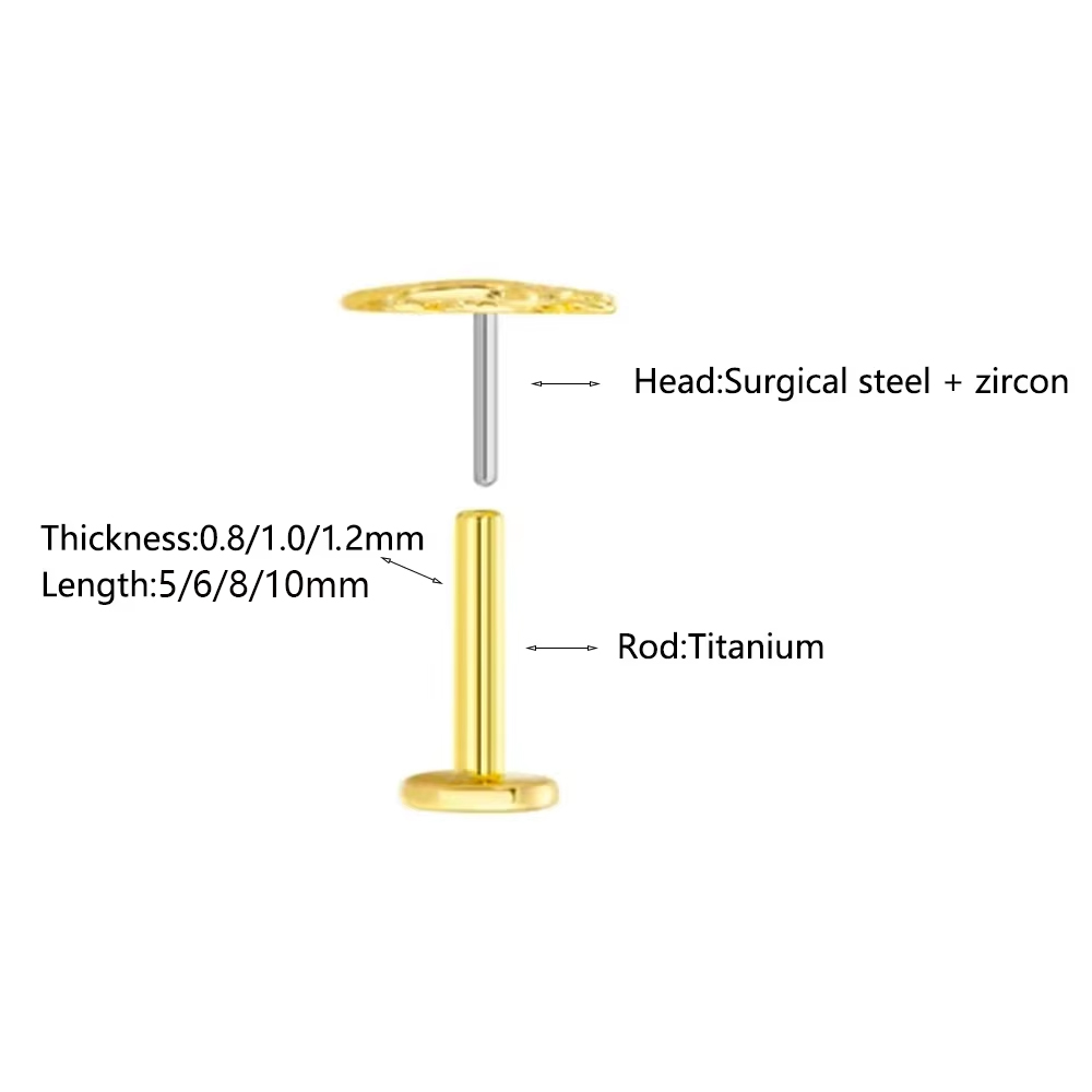 ASTM F136 G23 Titanium Teardro - Zoor Body Jewelry 评论和价格