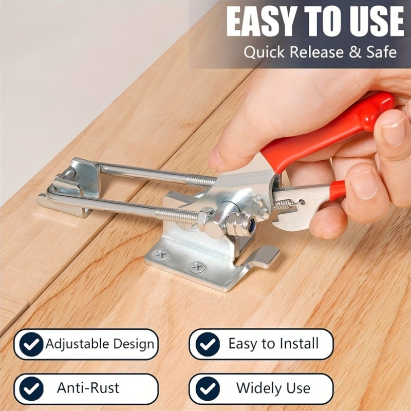 2Pcs Heavy-Duty Clamps Adjusta - Threadless Push Pin 评论和价格