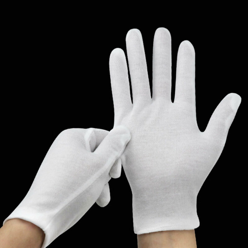 24PCS White Gloves 12 Pairs So - Body Jewelry Websites 评论和价格