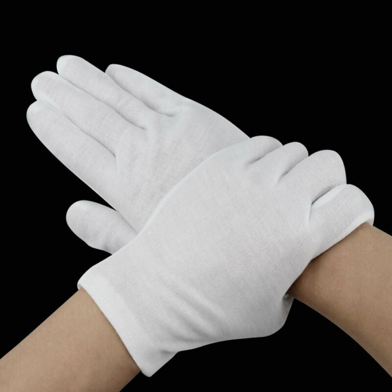 24PCS White Gloves 12 Pairs So - Body Jewelry Websites 评论和价格
