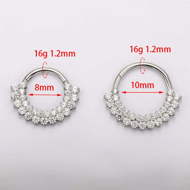 ASTM F136 Titanium Clicker Sep - Zoor Body Jewelry 评论和价格