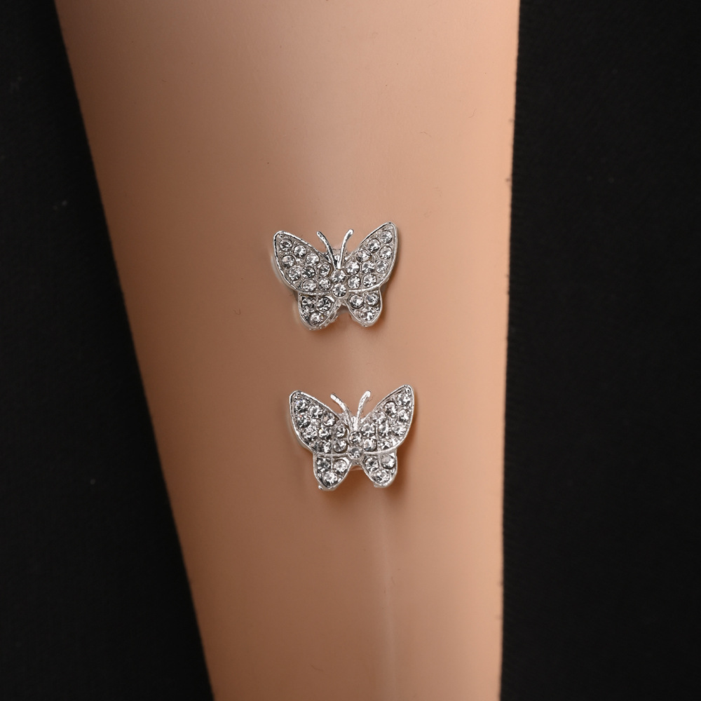Rhinestone Butterfly Body Jewe - Body Jewelry Stickers 评论和价格