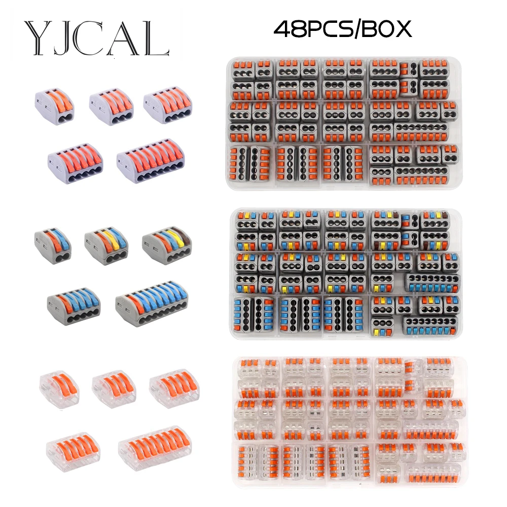 30/48 Pcs Fast Wiring Connecto - Threadless Push Pin 评论和价格